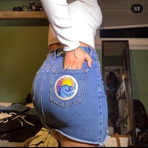 Jean skirt